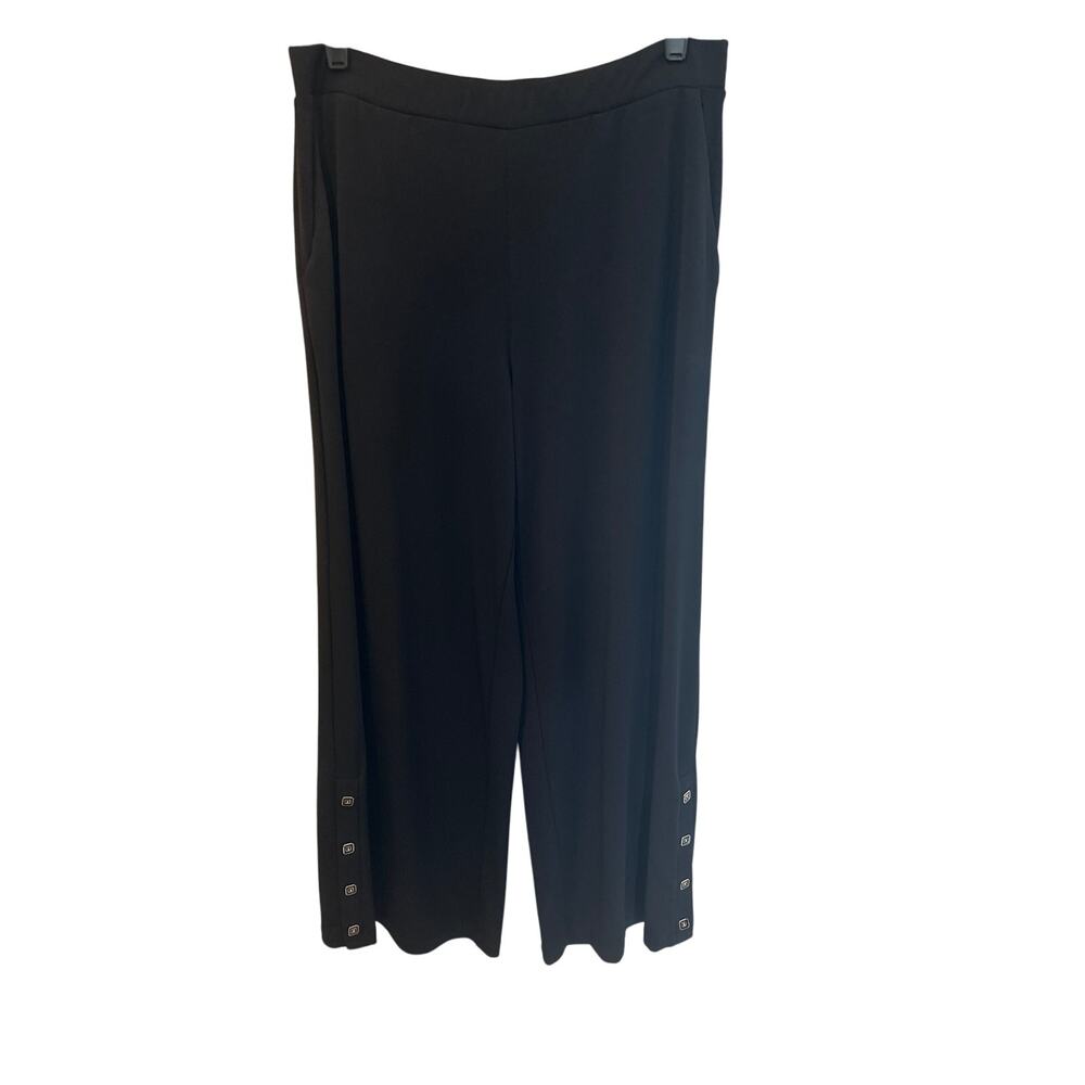 Women’s Susan Graver Wide Leg Knit Pants Size Petite Medium